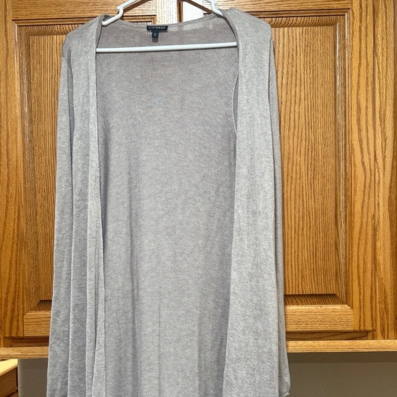 Express  Tan Long Open Cardigan - Picture 3 of 3